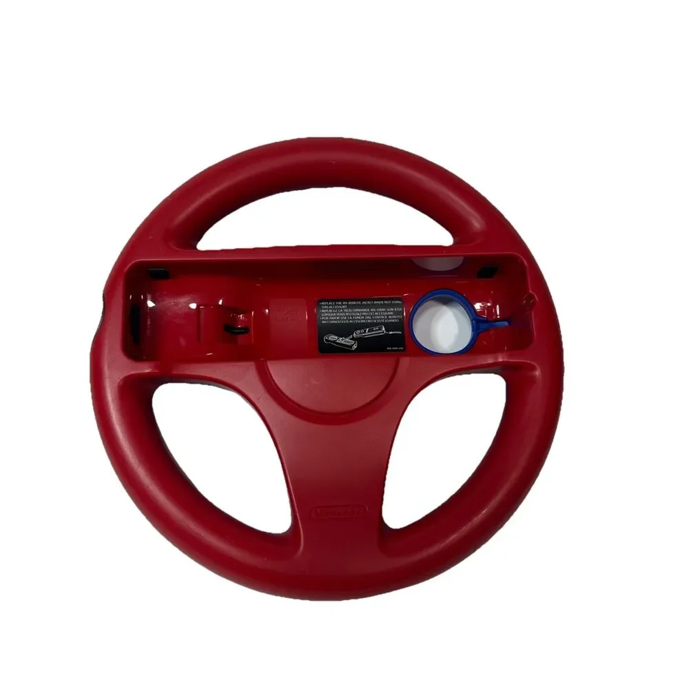 Nintendo Wii Mario Kart Steering Wheel - Red &Blue for wii remote